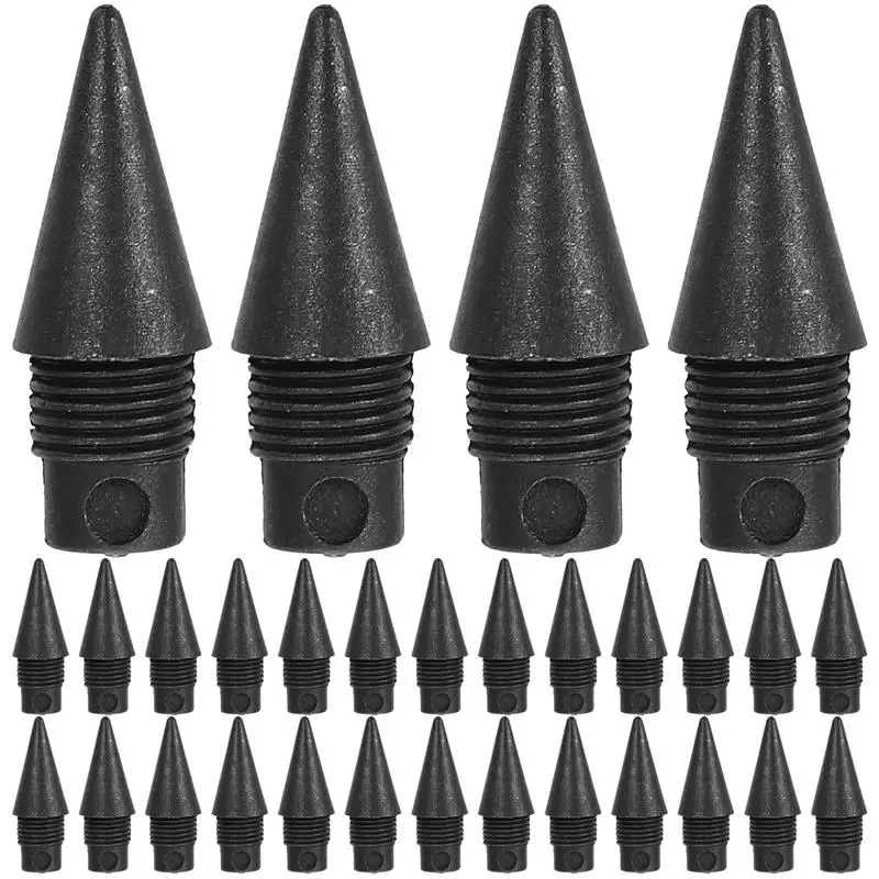 30pcs Drawing No-sharpening Graphite Stationery Supplies Replaceable Heads Stationery Supplies Nibs Inkless Stationery
