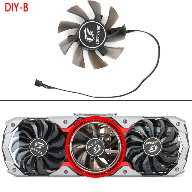 marts inflation syre New 90mm Cooler Fan Replacement For Colorful Igame Geforce Rtx 2080 Ti  Advanced 2070 Super 2060 Graphics Video Card Pva080e12r - Fans & Cooling -  AliExpress