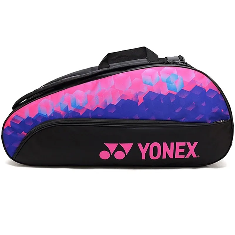 YONEX-Bolso de Bádminton de hombro grande para hombre y mujer, bolsa de tenis deportiva portátil de 3 disparos, bolso de mano de alta calidad y duradero, nuevo