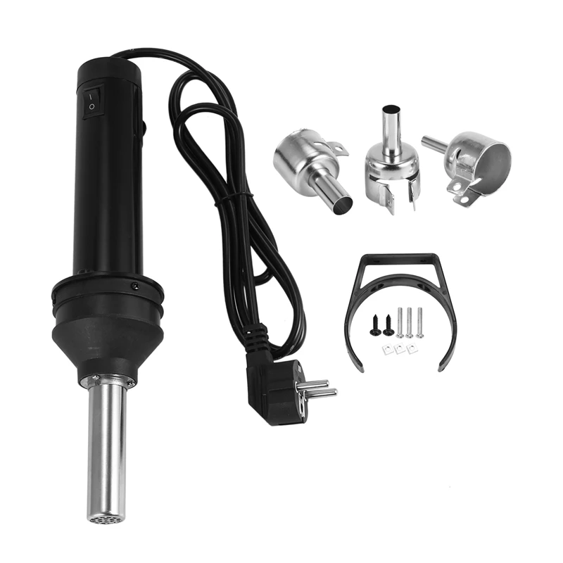 

Hot 220V Portable Bga Rework Solder Station Hot Air Blower Heat Tool 8032 Hand-Held Hot Air Tool 3Pcs Nozzle Eu Plug