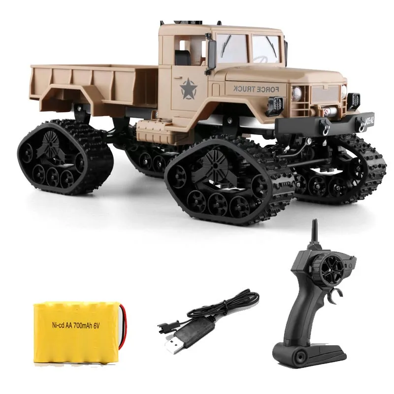 WiFi RC Truck 2.4Ghz 1/16 4WD Off-road RC Car with Front Light WiFi FPV 720P HD Camera Brushed Four-wheel Drive Truck RTR 3