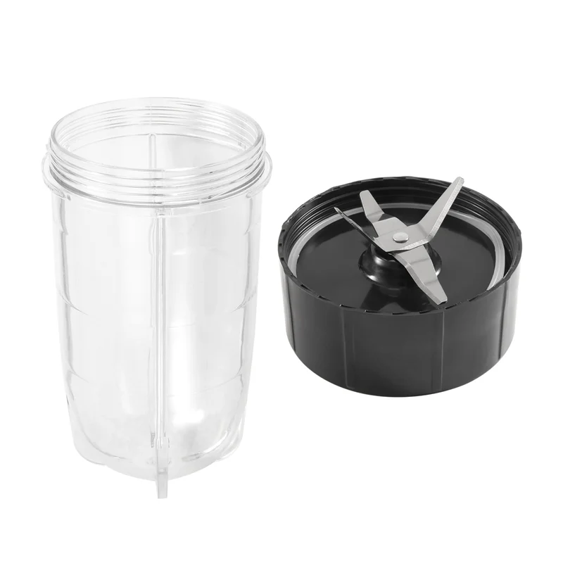 B06B - להחלפת להב צלב + סט כוסות בנפח 16 אונקיות עבור Magic Bullet, חלקי חילוף תואמים למיקסר 250W MB1001