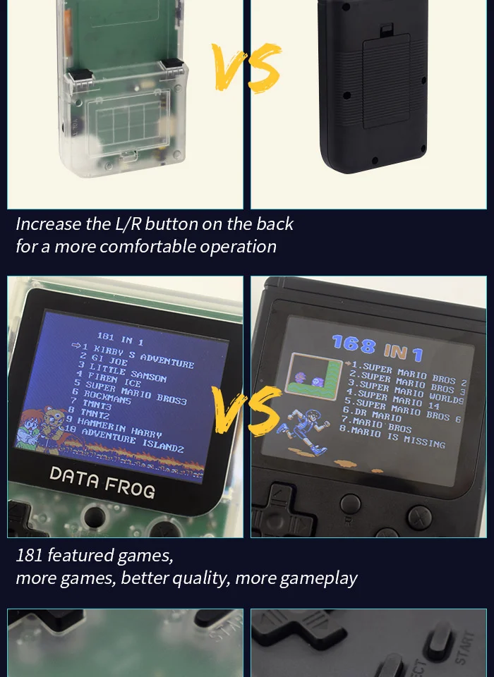 400 IN 1 Retro Video Game Console Handheld Game Player Portable Pocket TV Game Console AV Out Mini Handheld Player for Kids Gift