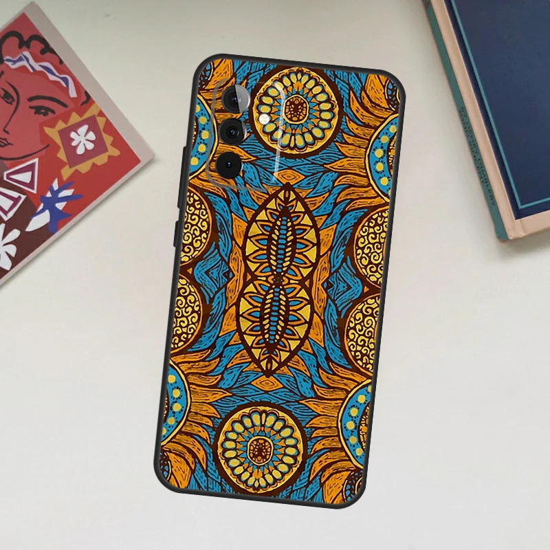 Vibrant African Wax Fabric Phone Case