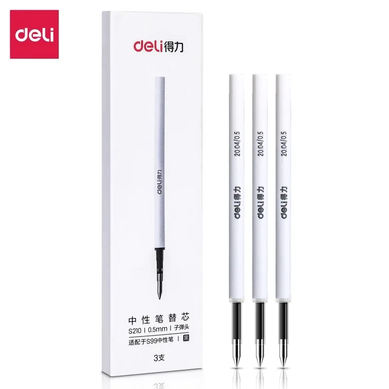 Metallic Gel Ink Pens - Deli 05mm Silver  Gold Writing Set