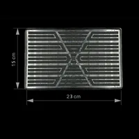 Universal Car Carpet Plate Floor Pad Heel Foot Mat Pedal Patch Cover Black PVC Waterproof Anti-Skid Pad Automobile Accessories 3