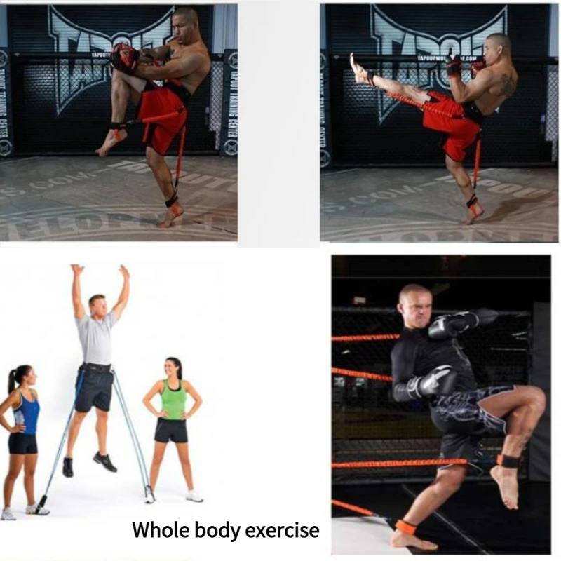 25LBS Boxing Rally Band Bounce Strength Trainer Waist and Abdominal Core Exercise Basketball Jumping Agility Rope Trainer