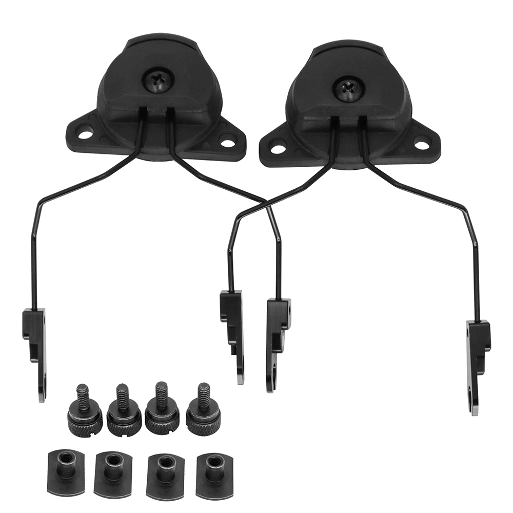 Electronic Earmuff Military Airsoft Headset Stand Adapter for MSA SORIDN Tactical Headphone for Team Wendy EXFIL Serie Helmet Ra
