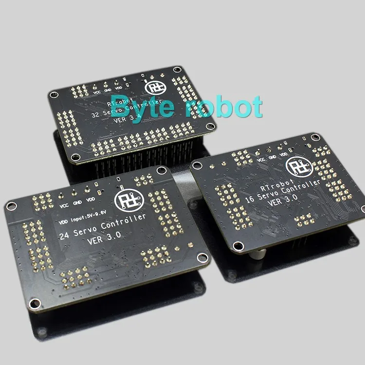 Servo Control Board Robot Servo Controller with PC and Ps2 Remote Control Kit for Multi Dof Robot arm 32/24/16 Channel