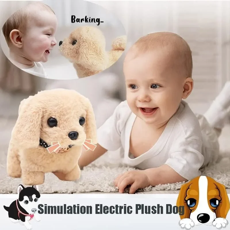 Toy Puppy Plush Electronic Interactive Dog Wagging Tail Stuffed Musical Pet Robot kids Toys for 2-8 Year Old Boys Girls Presents 5