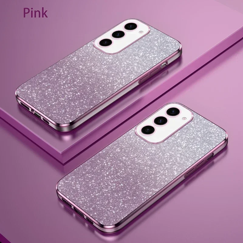 Luxury Plating Magnetic Glitter Phone Case