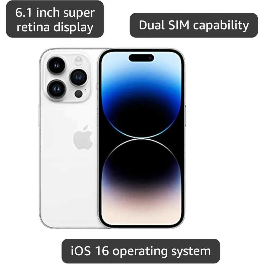 Apple iPhone 14 Pro A2650 128/256GB RAM 6GB Unlocked Smartphone