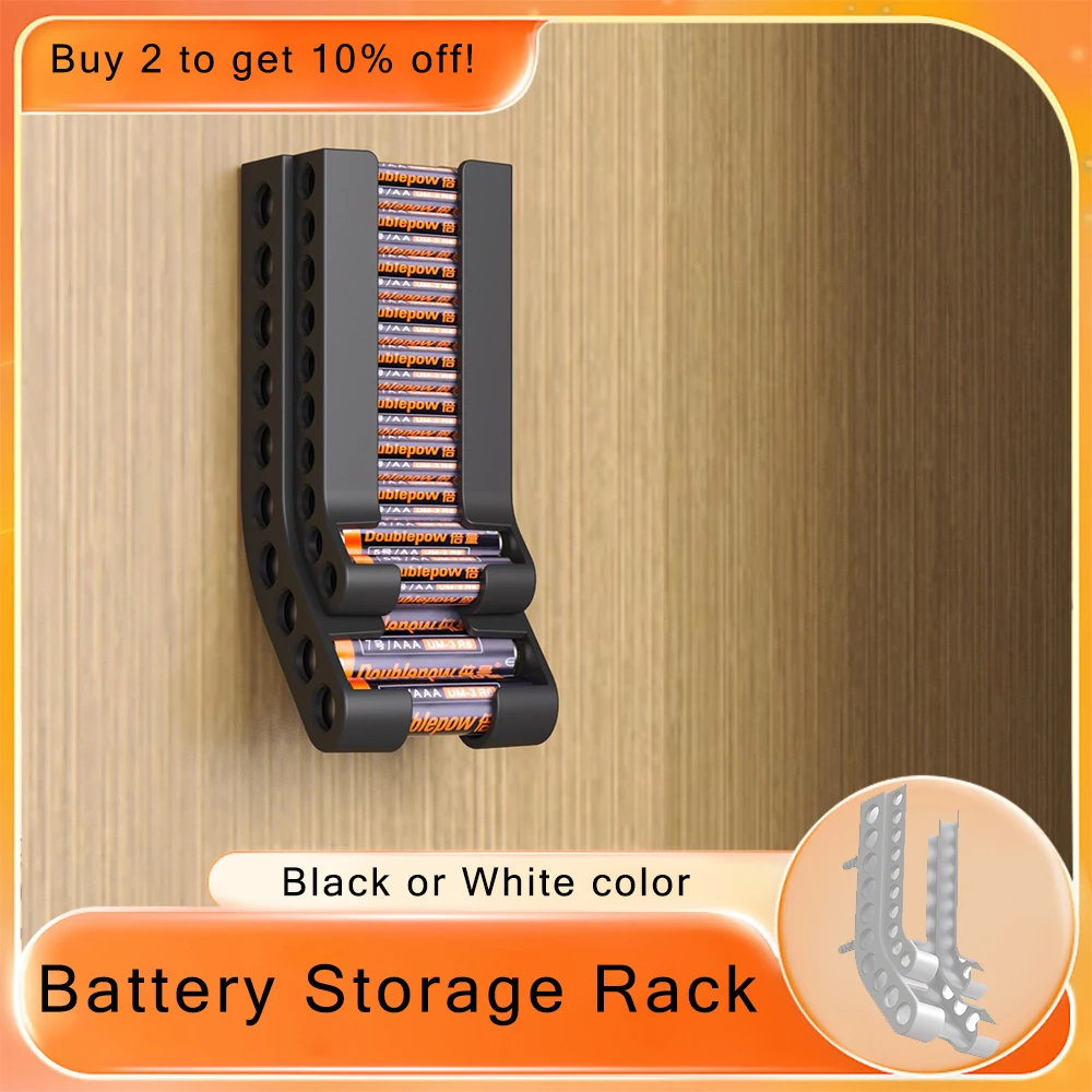 Battery Storage Organizer Combo Battery Organizer Storage Holder Small Battery Keeper Wall Holder Battery Dispenser Holder