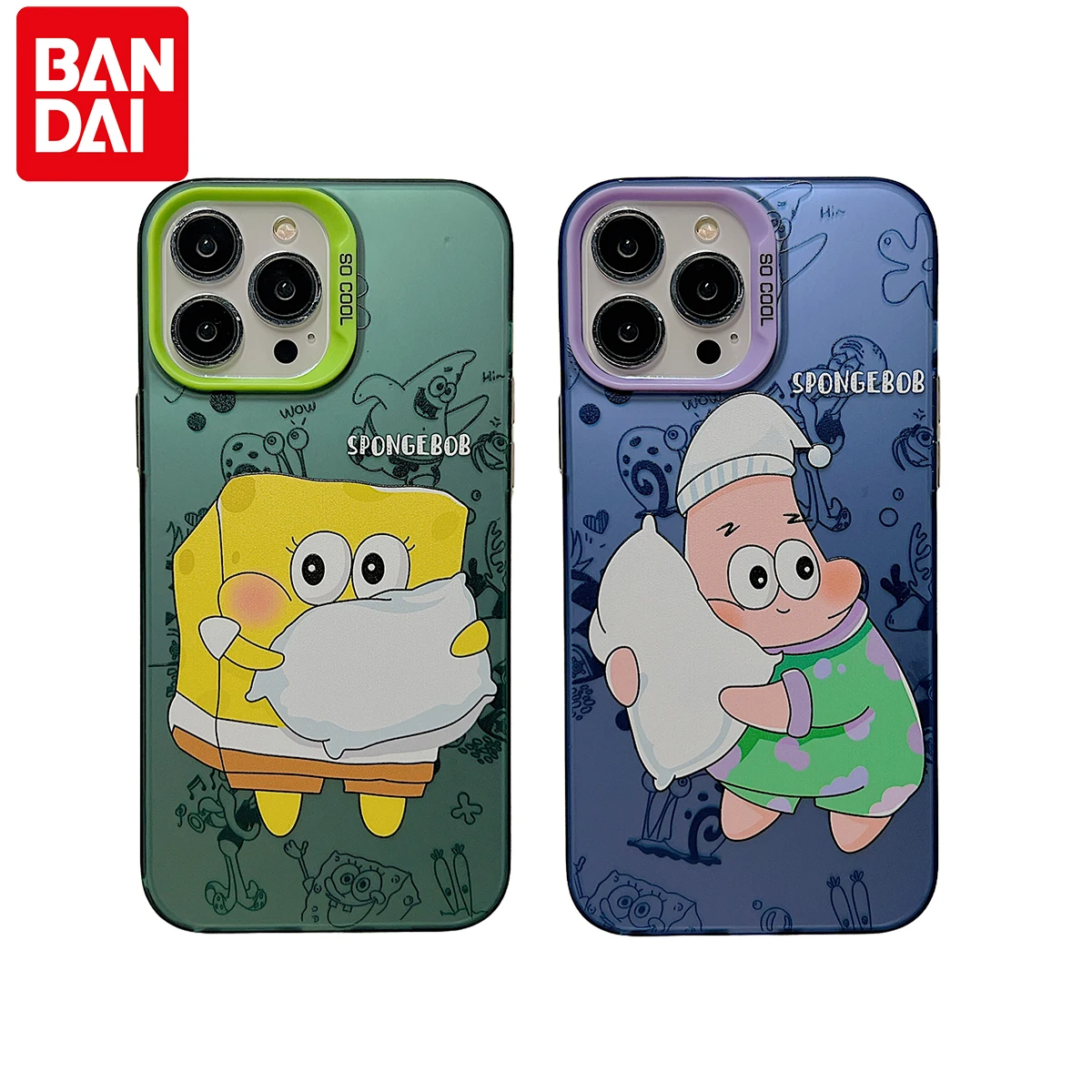 

New Cartoon Cute Phone Case for iPhone 14 promax 13 pro 12 11 Back Shell Anime Figure Shockproof Soft Silicone Reflective Cover