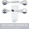 Pasta Containers, 4 Pk 2.8L Airtight Food Storage Containers, Spaghetti Containers for Pantry Organization and Storage, Kitchen 1