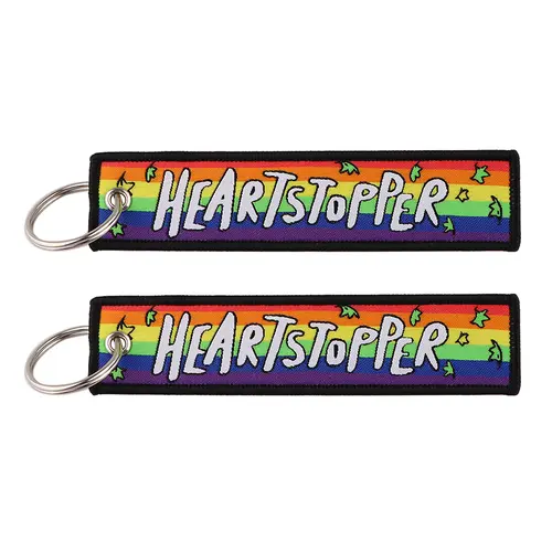 1pcs Computer Pop-up Window Quotes Embroidered Keys Tag Keychains For Motorcycles Backpack Fashion Key Ring Accessories Gifts - Image 28