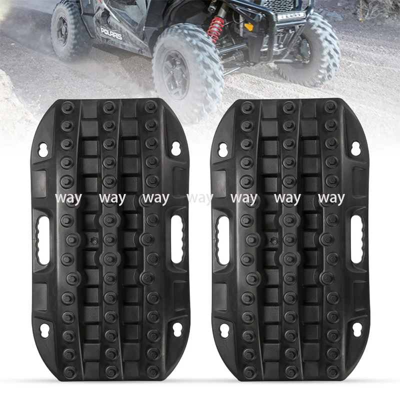 Super-tough Nylon 58cm Car Recovery Traction Boards Emergency Mini-size Tracks Traction Mat for Off-Road Sand Mud Snow Rescue traction boards