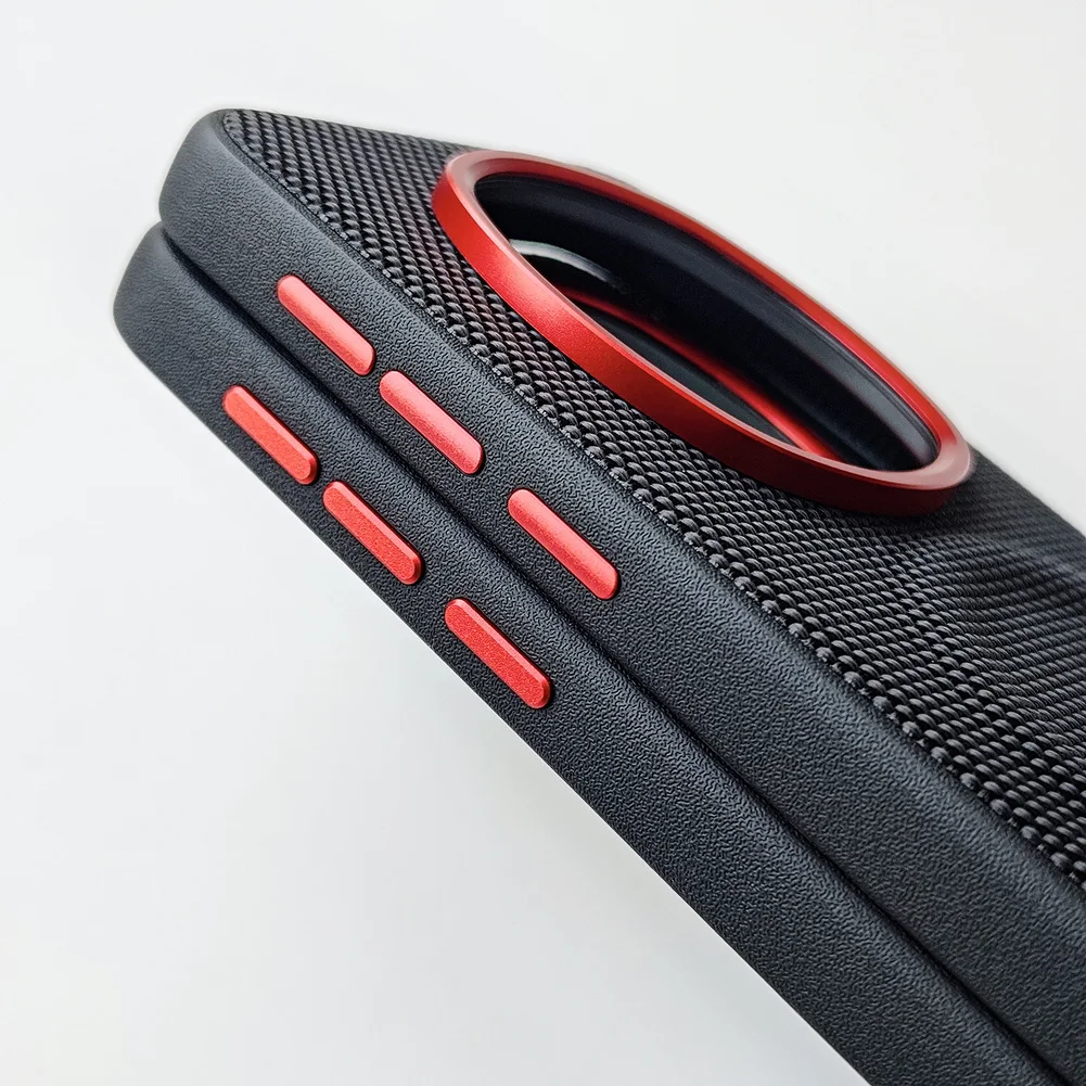 Enhanced Protective Magnetic Ring with Red Circle Lens для Honor Magic Series