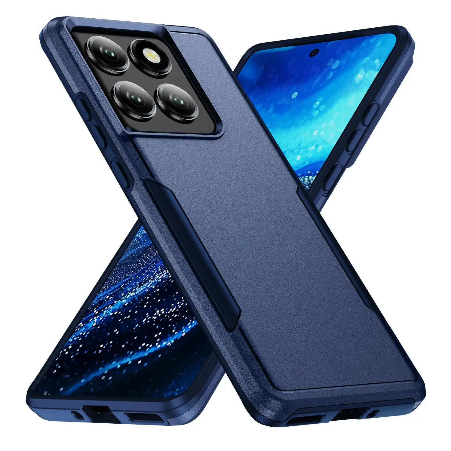 Durable Armor Shockproof Case with Hard PC+TPU Protection