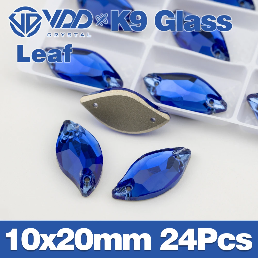 VDD S118 Saphir-Fase, hochwertiges K9-Glas, zum Aufnähen, Strasssteine, Kristallnähen, flache Rückseite, Steine für Kleidung, Hochzeitskleid – Detail 16