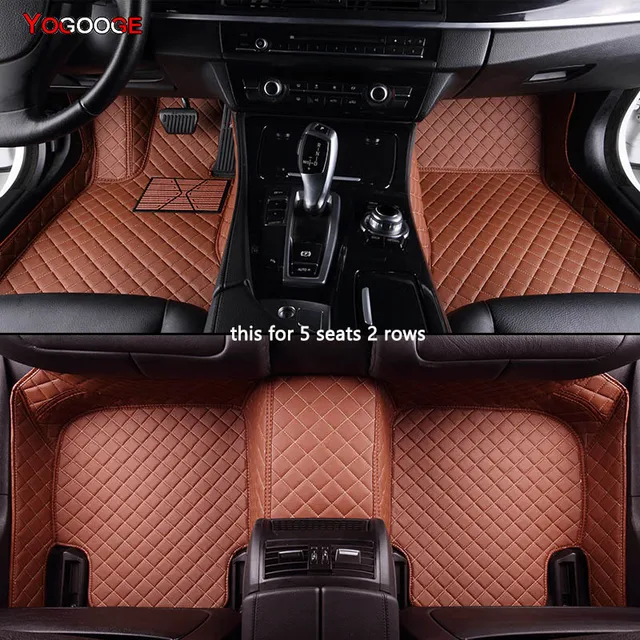 YOGOOGE Car Floor Mats For Audi A6 Avant 4G5 4GD C7 4F5 C6 Foot Coche