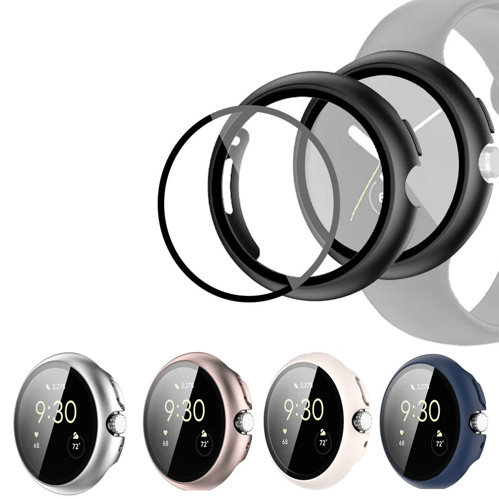 Matte Screen Protector Film Case Frame Hard Edge Shell For Google Pixel