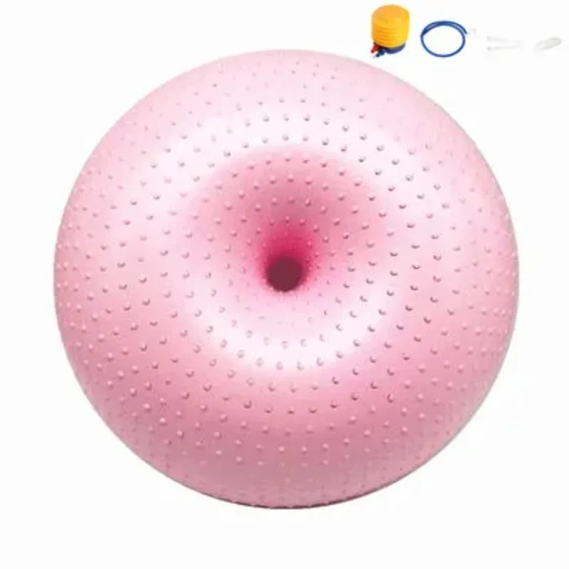 New Yoga Ball Exercise Fitness Pilates Donut Balance Fitness Ball Sports Training Home Gymnastics Gym Thickening Anti-explosion