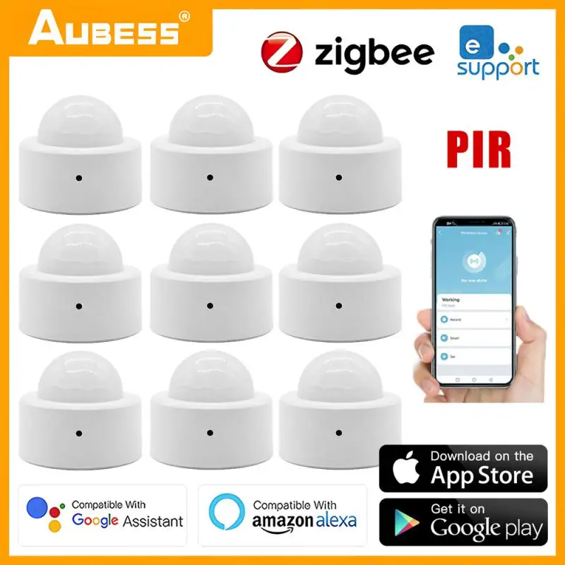 

EWeLink Zigbee 3.0 Human Body Motion Sensor Wireless Smart Mini PIR Movement Monitor Home Security System ZB Gateway Required