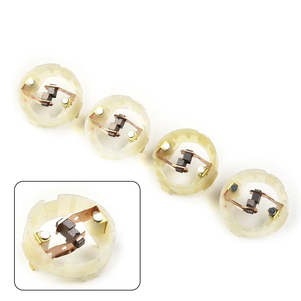 

4 Pcs Carbon Brush Holders Suitable For DC Motor Brush Holder Electric Drill Motor Carbon Brushes Holder Tool Accessories