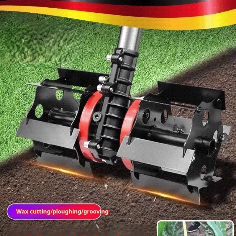 마키타 18V 배터리 전기 잔디 트리머, 길이 조절 가능, 2500W, 20000RPM, 정원 전동 공구 11 토양 풀기 브러시 잔디 예초기 액세서리, 스트레이트 나이프 및 경사 나이프 어셈블리, 파쇄기 휠, 도랑 휠