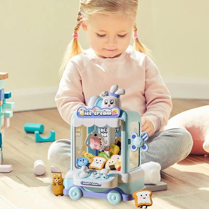 Kids Claw Machine Home Claw Catch Toy Vending Machines Household Arcade Claw Grabber Vending Dispenser For Girls Kids & Children 4