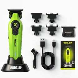 Advanced Green Professional Hair Trimmer with Charger Stand - Gradient Finish (G - FA1T Blade BOX)