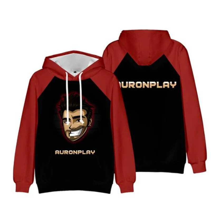 Auronplay Merch 3D Print Oversized Women/Men Hoodie Sweatshirt