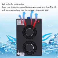 Aquarium refroidissement aquarium réfrigérateur eau douce eau de mer 160L compresseur de réfrigération refroidisseur d'eau économie d'énergie 5