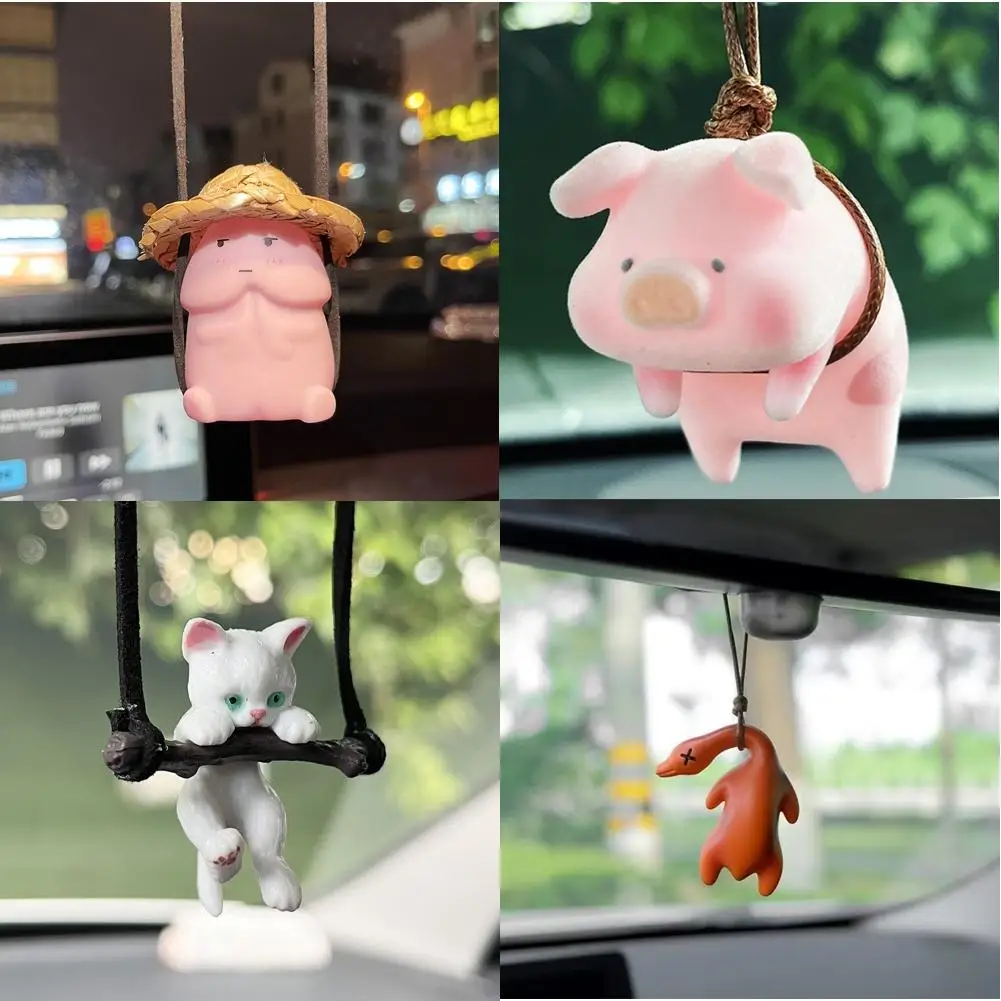 Niedliche Schwein Auto Rückspiegel Anhänger