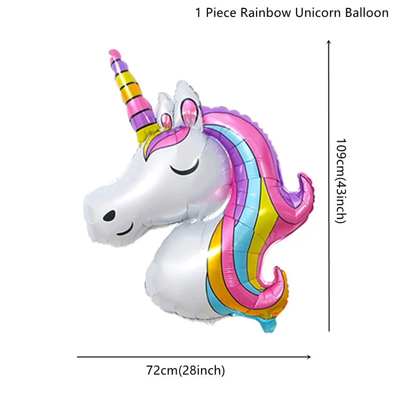 Ballons licorne 3D pour fête d'anniversaire, mariage, fournitures de  décoration de douche de bébé, ballon en aluminium pour enfants, cadeau et  jouets pour enfants (pack de 8) : : Cuisine et Maison