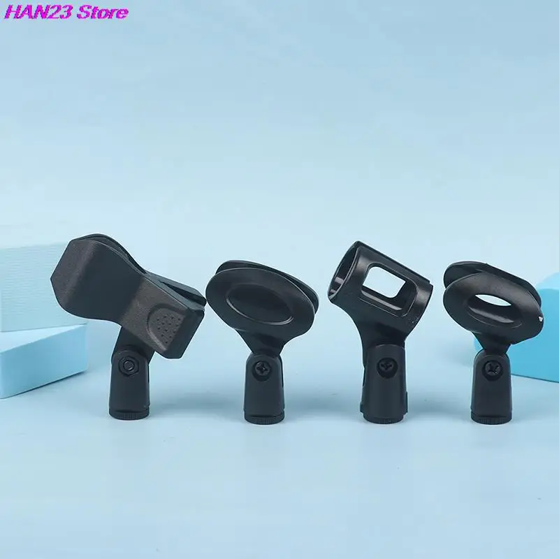1Pc 25-46mm Universal Microphone Clip For Shure Mic Holder Handheld Microphone Wireless/Wire Mic Stand Accessory Black microphone clip holder