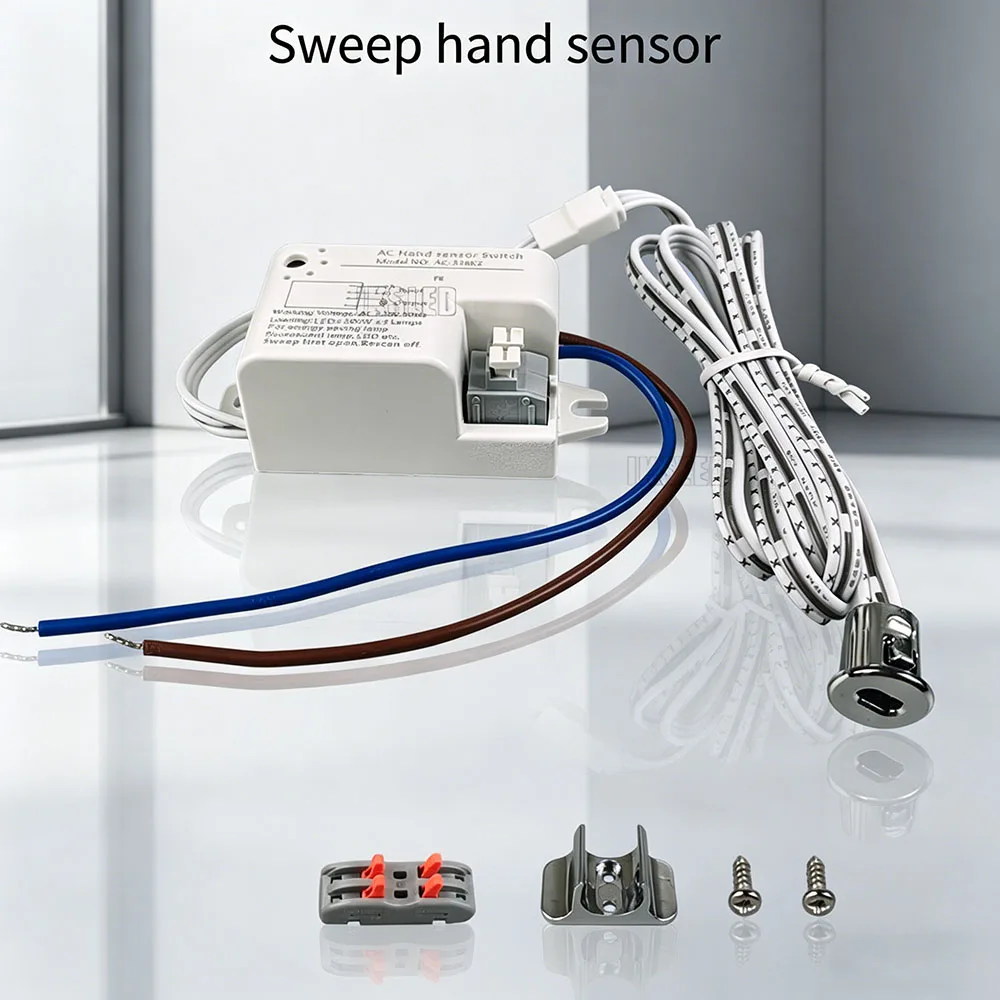 Detachable Motion Sensor Switch for Automatic Lighting, Surface Mount, 100W, 165-265V