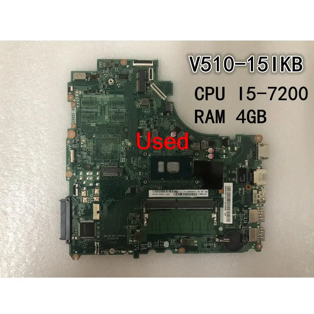 

Используется для материнской платы ноутбука Lenovo V510-15IKB UMA RAM 4G FRU 5B20M31734 5B20M31736