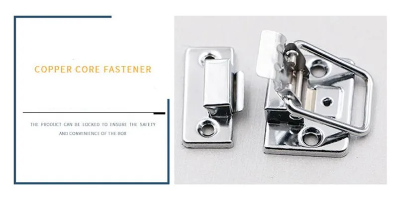 Description Picture 5 of itemStainless Steel Lock Box Toggle Latch Chest Box Case Lock Suitcase Tool Clasp Fitting Combination Lock Belt Hasp Buckle Hardware