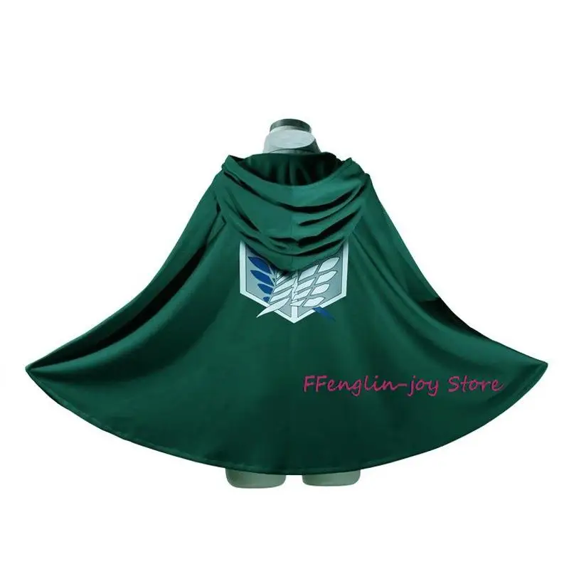 

Anime Attack on Titan Cosplay AOT EREN Levi Ackerman Costume Cape Shingeki no Kyojin Cloak Clothes Fantasia Blanket