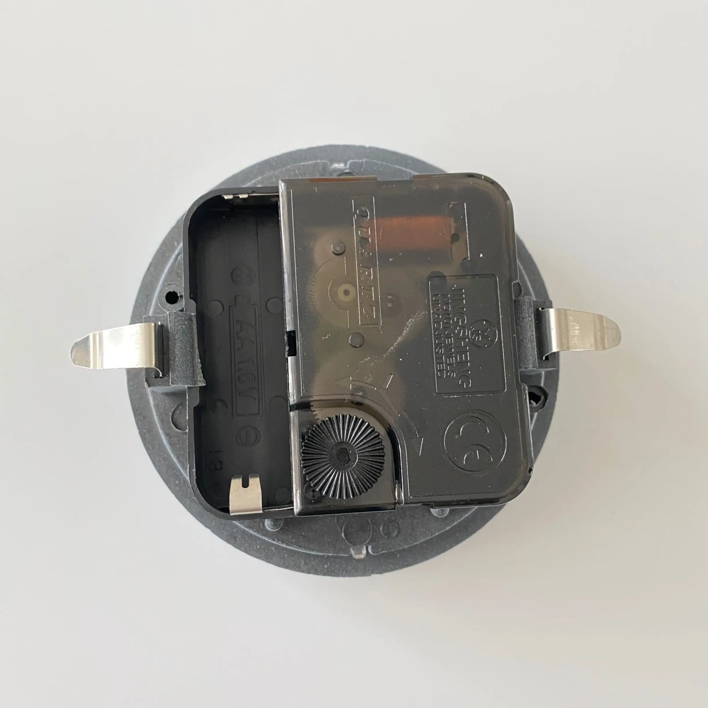 아라비아 숫자 흰색 림이있는 82MM 석영 삽입 시계 DIY 배터리 내장 액세서리 교체