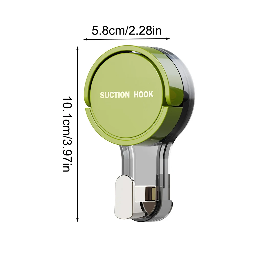 Vacuum Suction Hooks Traceless No-Drilling Adhesive for Home Bathroom Kitchen Door Back Toilet Area Purpose Strong Hold