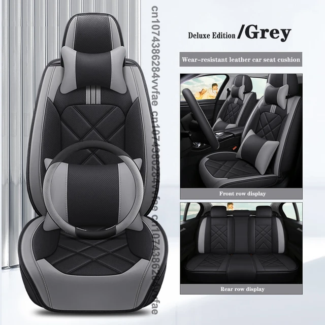 Universal Linen Flax Full Coverage 5Seats Car Seat Cover For JAC