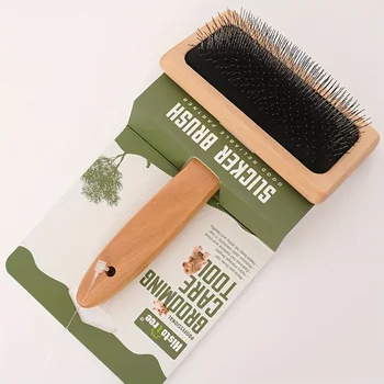 Dog Comb Dog Hair Removal Grooming Wooden Needle Comb Dog Comb Cat Hair Removal Comb Cat Comb