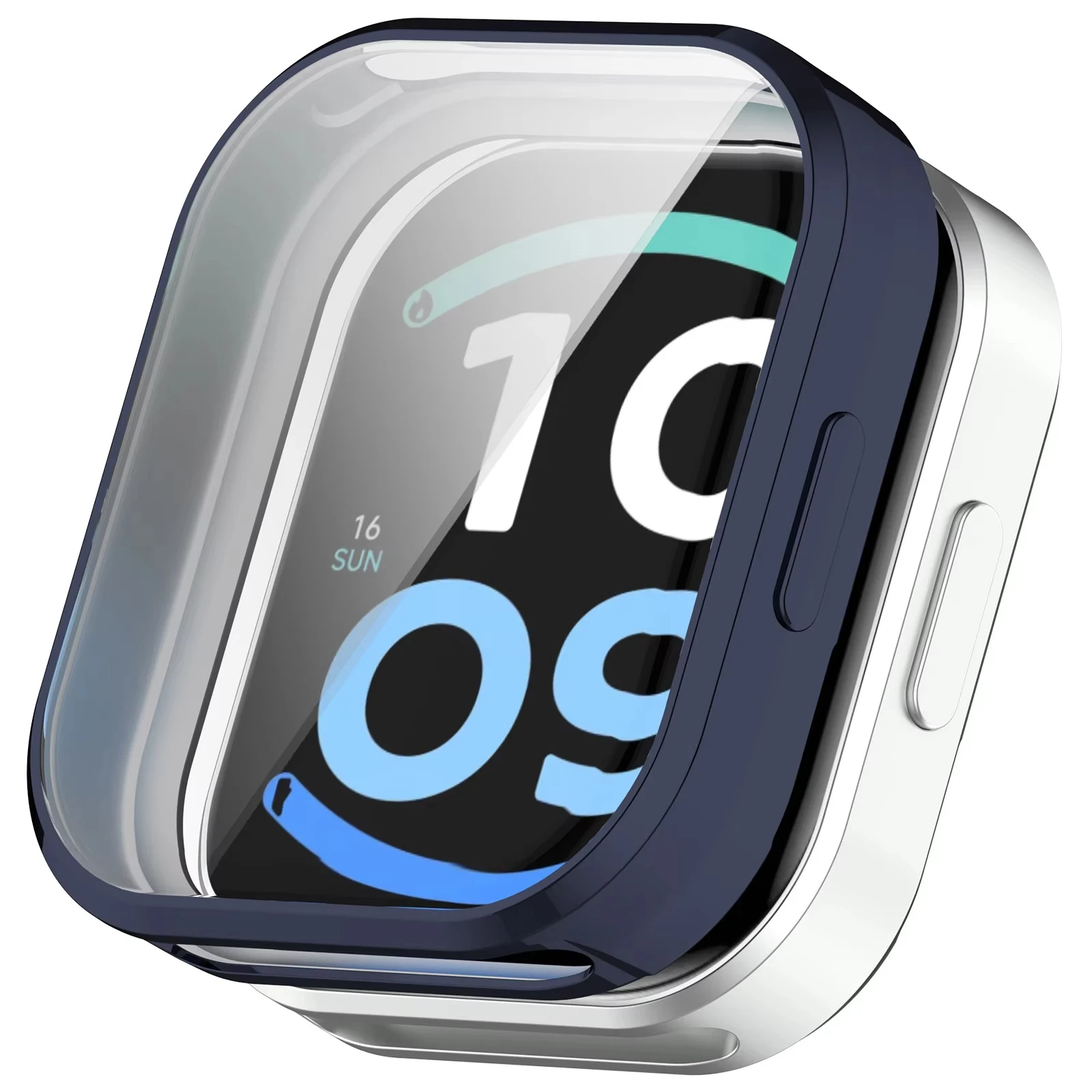 Enhanced TPU Smart Watch Bumper with Anti-Scratch Screen Protector