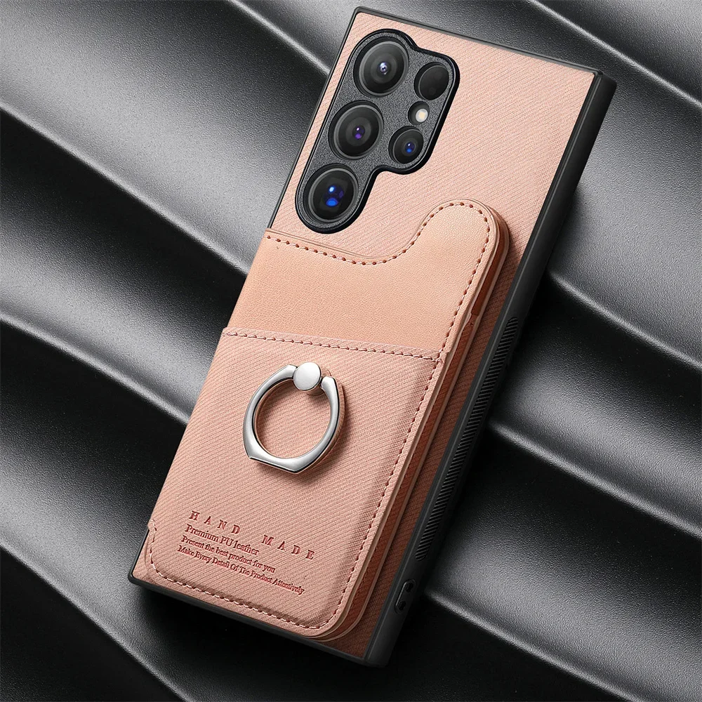 RFID-Blocking Magnetic Phone Case Wallet with Card Holder Cover