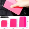 Car PPF Squeegee Kit 3 size Anti-Scratch TPU Rubber Squeegee for Vinyl Wrap Tint Squeegee Water Blade Scraper Window Tint Tools 1