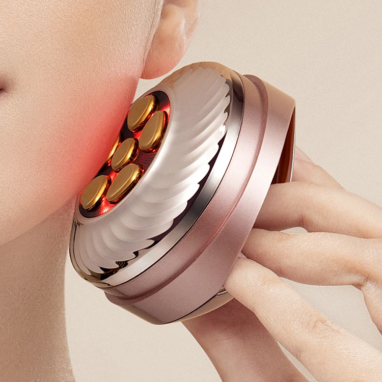 

home use microcurrent skin care face lift device rf skincare device red ems beauty instrument