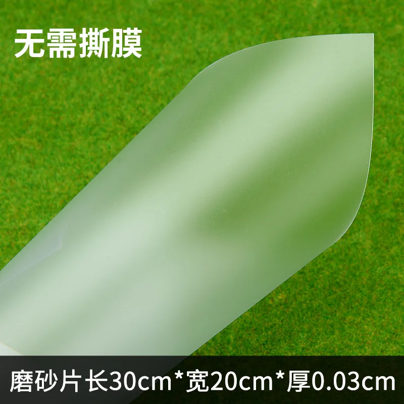 Miniatures Building Sand Table Material, Red, Blue, Green PVC Transparent Sheet Frosted Sheet DIY Color Plastic Sheet 6